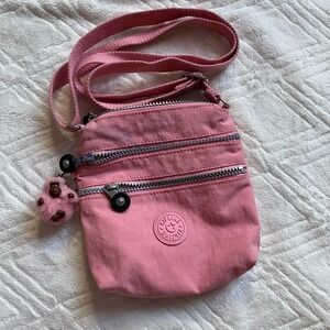 Kipling ✨ Pink Crossbody Shoulder Bag Adjustable Strap